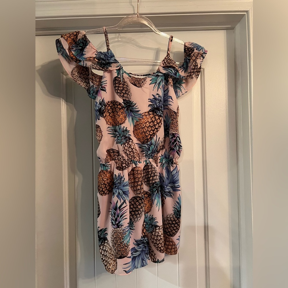 Buddy Love pineapple shorts romper